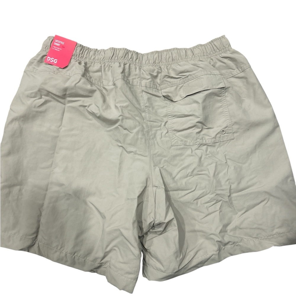 DSG Twitch + Allison Mens Lifestyle Shorts Khaki Tan Relaxed Fit 6 Inch Inseam M